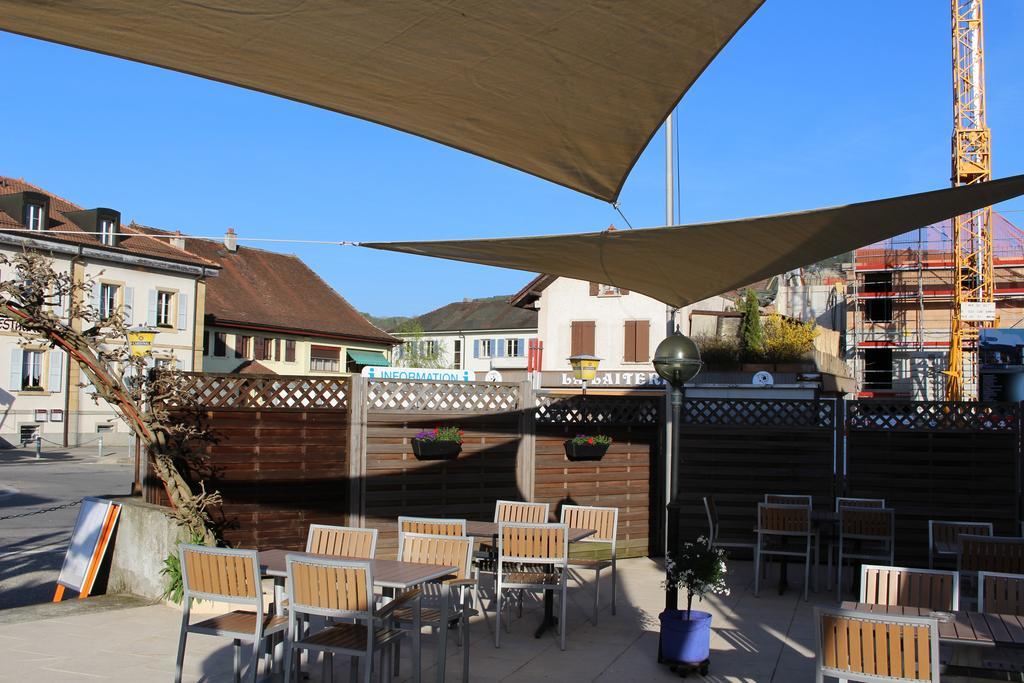 Hotel De La Gare Yvonand ภายนอก รูปภาพ