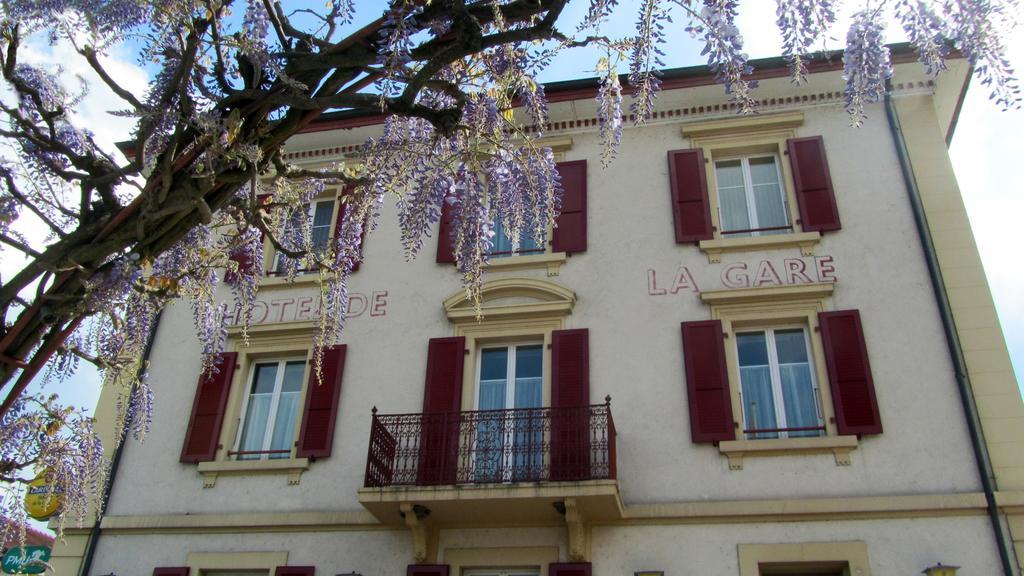 Hotel De La Gare Yvonand ภายนอก รูปภาพ